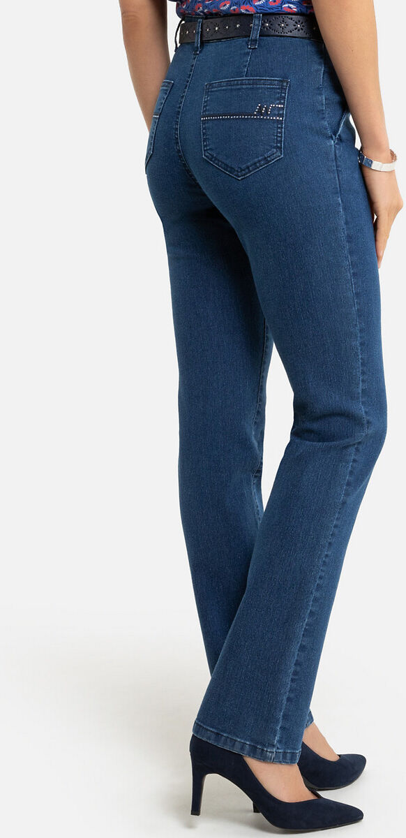 Anne Weyburn Jeans direitos confortáveis   Azul Stone