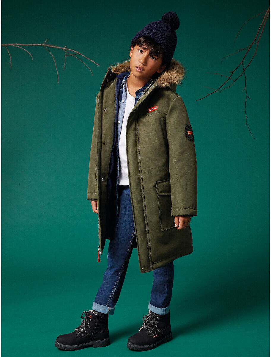 Levi's Kids Parka, 8-16 anos   Caqui