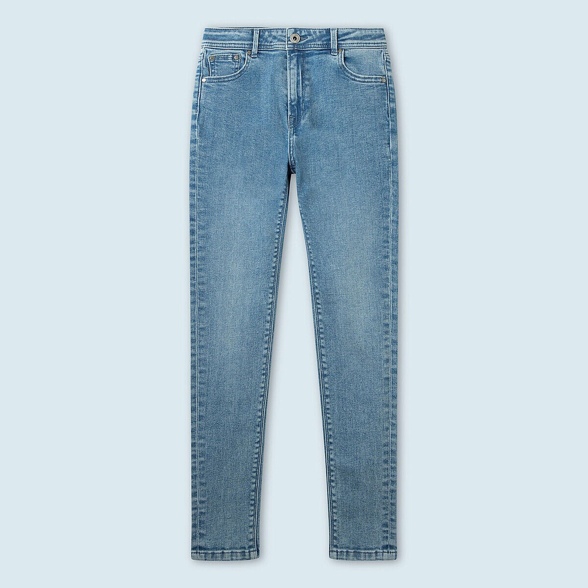 Pepe Jeans Jeans skinny, cintura subida, 8-16 anos   Azul-Ganga