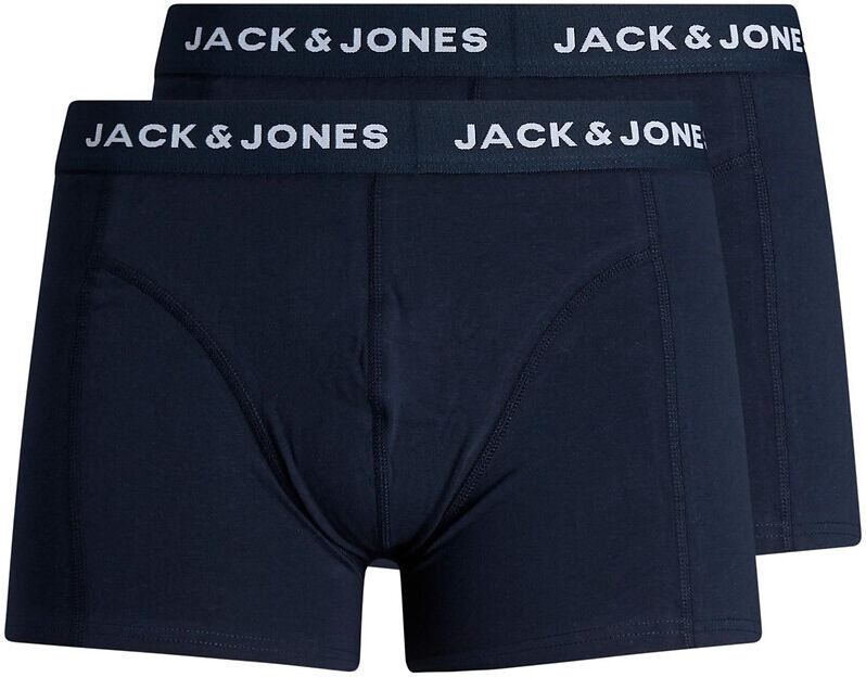 Jack & Jones Caixa de presente: Lote de 2 boxers em algodão bio   Marinho