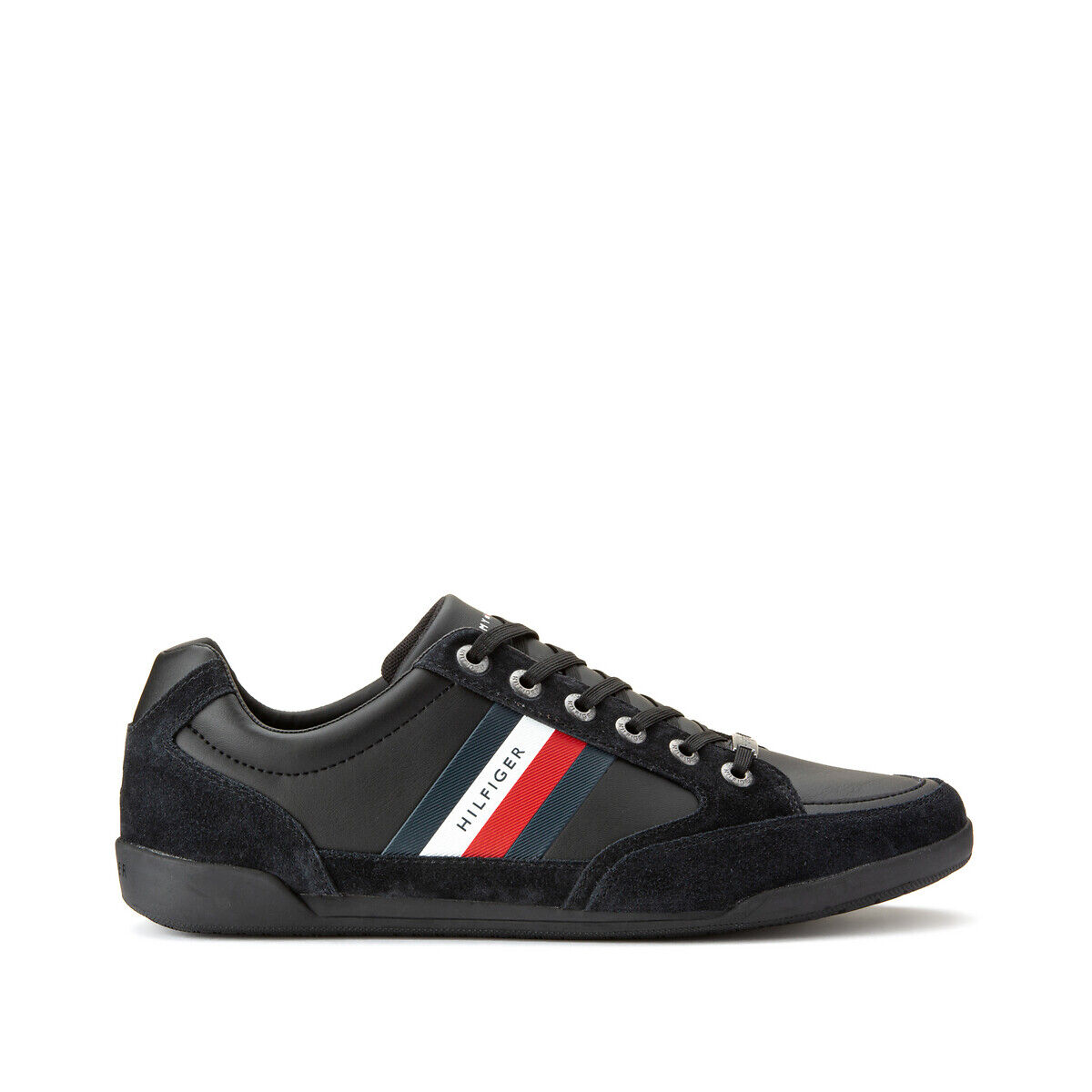 Tommy Hilfiger Sapatilhas Corporate Material Mix   Preto