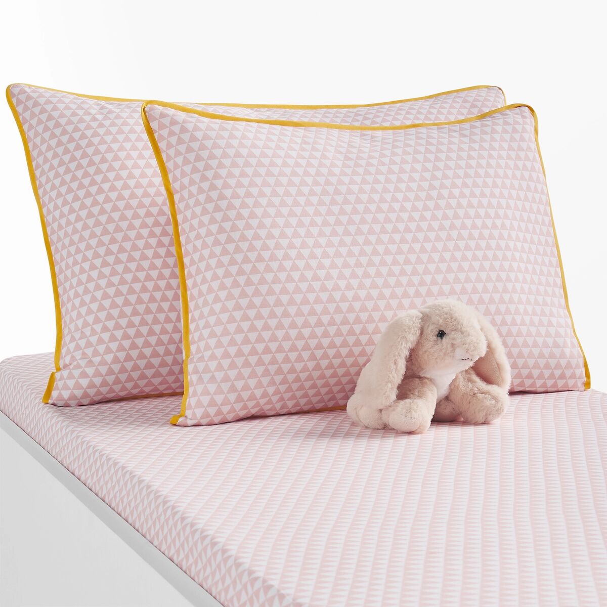 La Redoute Interieurs Fronha de almofada para bebé, em algodão, scandinave   rosa/branco