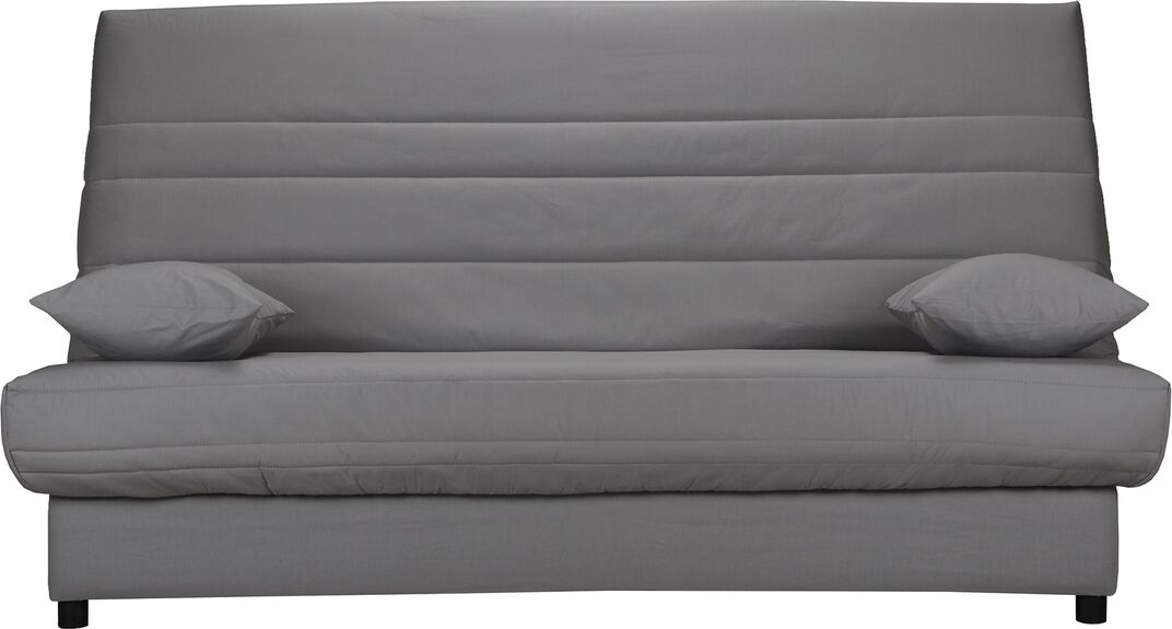 La Redoute Interieurs Sofá-cama modelo clic-clac Bultex 14 cm, 2 x 18 ripas   Cinzento claro