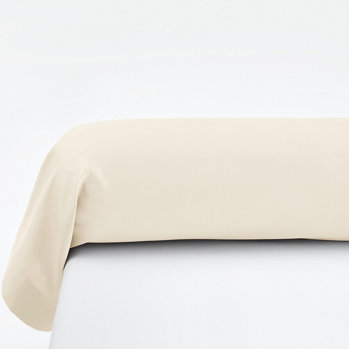 La Redoute Interieurs Fronha de travesseiro lisa, em cetim de algodão   Marfim