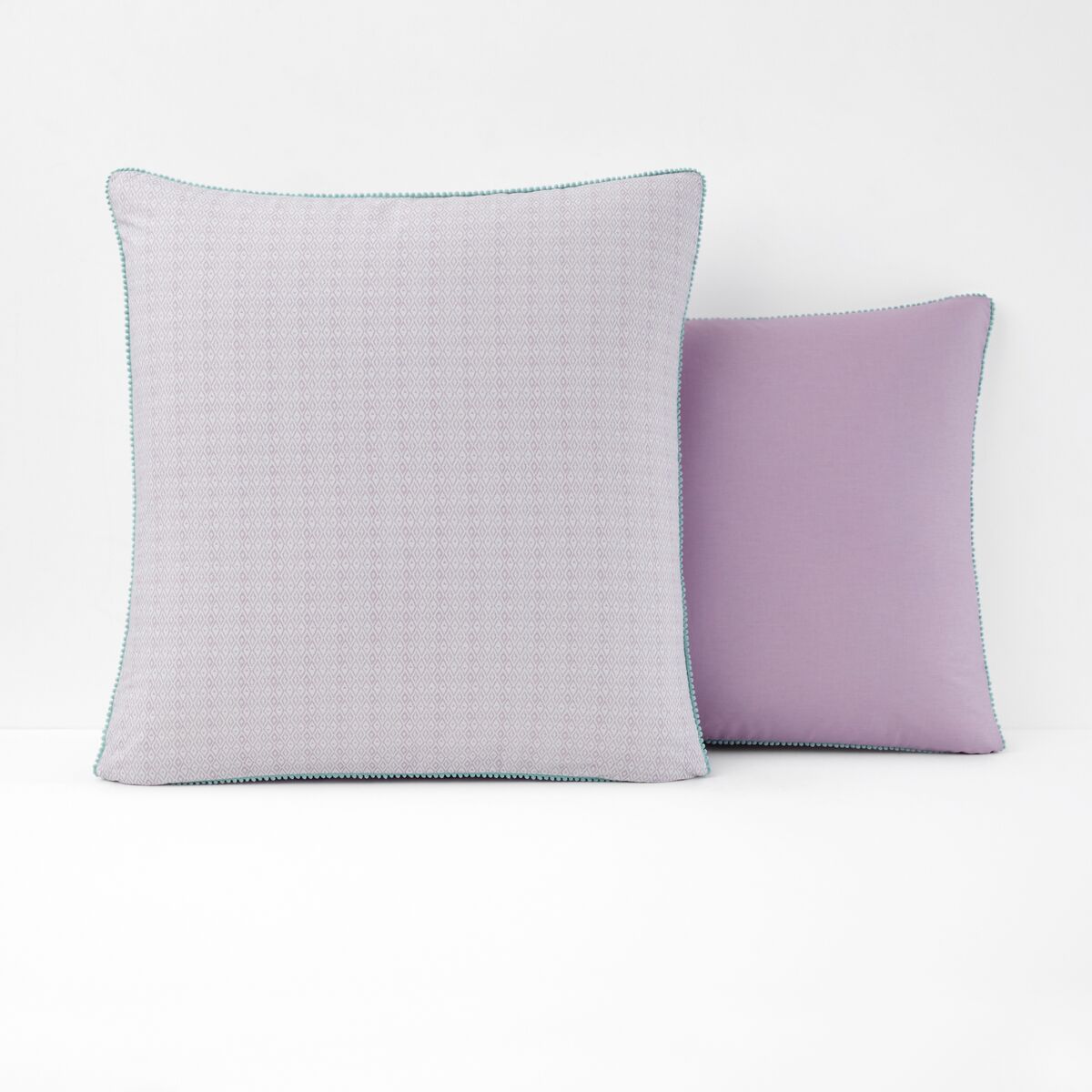 La Redoute Interieurs Fronha de almofada em algodão, AGRUMO   Estampado Violeta-Claro