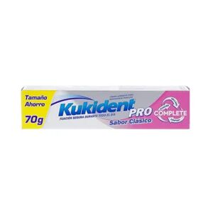 Kukident Pro Complete Creme Adesivo Sabor Original 70g