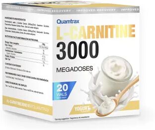 Quamtrax L-CARNITINA 3000 - 20 Frascos de 25ml Limão