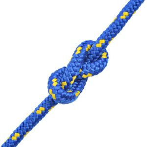 vidaXL Frânghie marinărească din polipropilenă, albastru, 250 m, 12 mm