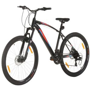 vidaXL Bicicletă montană 21 viteze, roată 29 inci, cadru negru, 48 cm