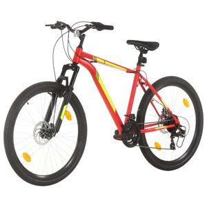 vidaXL Bicicletă montană cu 21 viteze, roată 27,5 inci, roșu, 50 cm
