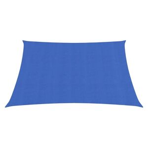 vidaXL Pânză parasolar, albastru, 2x2 m, HDPE, 160 g/m²