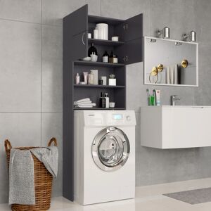 vidaXL Dulap mașina de spălat, gri, 64x25,5x190 cm, PAL