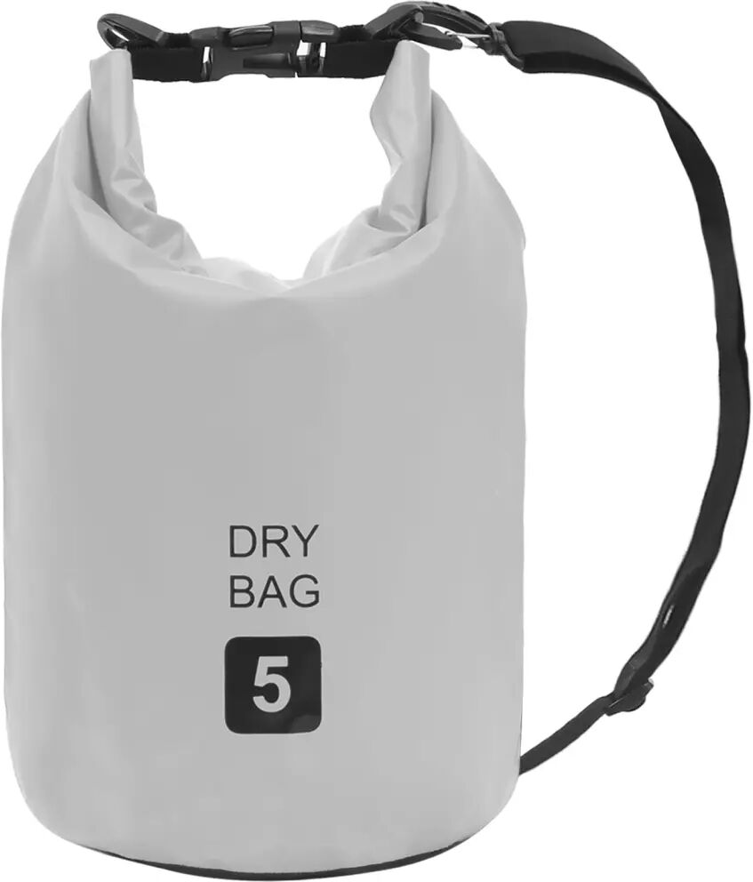 vidaXL Rucsac impermeabil, gri, 5 L, PVC