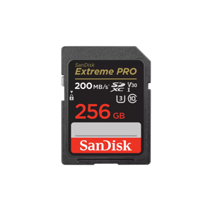 SanDisk Extreme Pro SDXC 256GB 200MB/s UHS-I/U3/V30
