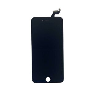Apple Display iPhone 6 Plus LCD Negru Complet Cu Tablita Metalica Si Conector Amprenta
