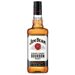 Beam Whisky Bourbon Jim Beam White Label, 1L, 40% alc., SUA