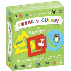 Didactica Publishing House Forme si culori - Joc Maxi-Memo