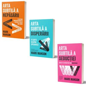 Trei Pachet Mark Manson. Set 3 volume