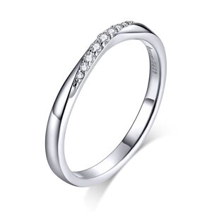 EdenBoutique Inel din argint Dazzling Crystal Ring