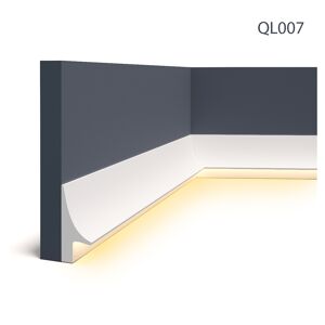 Mardom Decor Plinta decorativa pentru LED QL007, 200 X 9.3 X 4 cm, Mardom Decor