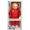 Papusa Tina in tinuta sportiva, Dollz n More, Rosu, 45 cm