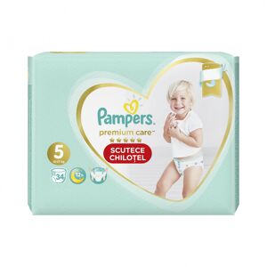 Pampers Scutece-chilotel Premium Care Pants Nr.5 12-17kg, 34 bucati, Pampers