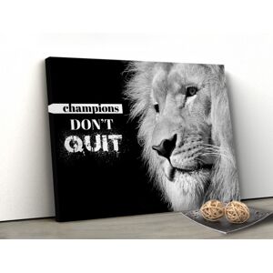 Tablou Canvas Motivational - Champions Don't Quit