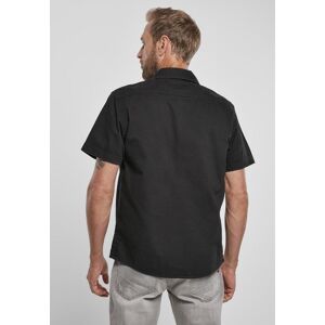 Urban Classics Vintage Shirt Shortsleeve Black negru 3XL