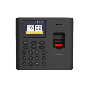 HikVision Cititor biometric de interior IP WiFi Hikvision DS-K1A802AMF-B, 2.4 inch, Mifare, 13.56 MHz, 3.000 amprente, 100.000 evenimente
