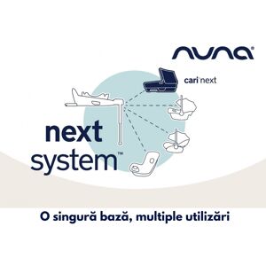NUNA Set landou Cari next Granite 40-70 cm + baza isofix base next i-Size pentru Cari next Nuna