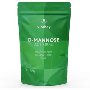 Vitabay D-Mannose pudra 100 g - Suport tract urinar si confort microbian Vitabay D-Mannose pudra 100 g - Suport tract urinar si confort microbian