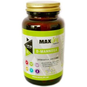 MAXLife D-MANNOSE 550mg (1100mg per doza) 60 Capsule MAXLife D-MANNOSE 550mg (1100mg per doza) 60 Capsule
