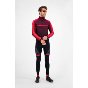 Rogelli pantaloni de bicicletă pentru bărbați cu bretele fuse red - Mărimea: XL