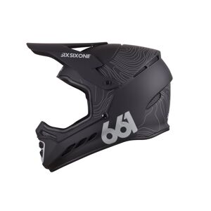 661 Sissixone 661 reset contour black cască de bicicletă fullface negru - Mărimea: 60-61