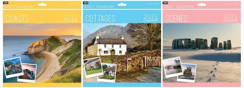 Calendare 2021 Midi Calendar - Coasts / Cottages / Scenes