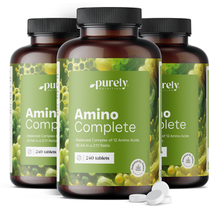 Purely Nutrition 3x Amino Complete - Complex echilibrat de 12 aminoacizi - 720 comprimate Purely Nutrition 3x Amino Complete - Complex echilibrat de 12 aminoacizi - 720 comprimate