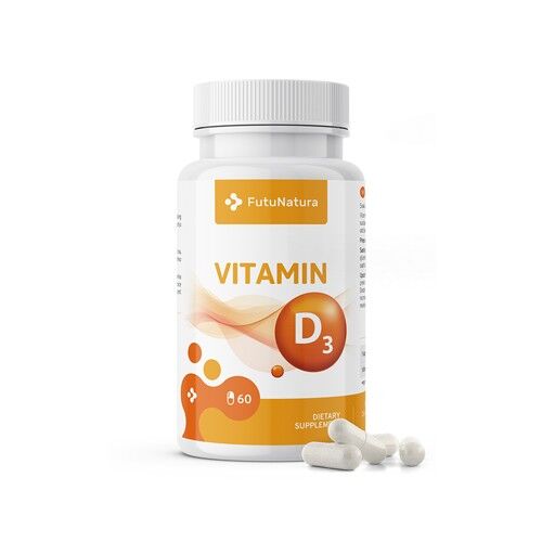 FutuNatura Vitamina D3, 2000 UI - sistemul imunitar, 60 de capsule