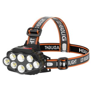 GAVE Lanterna de cap 8 LED uri XC88 cu 4 Moduri iluminare