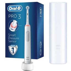 Oral-B Pro 3 3500 electric periuţă de dinţi Crossaction cap + cale alb