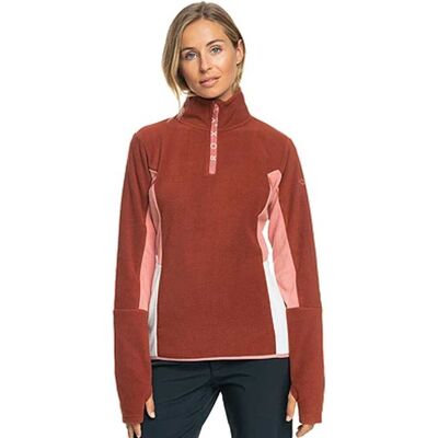 Roxy Sayna Hanorac cu Zip și Paprika Afumată - Femeie Roxy Sayna Hanorac cu Zip și Paprika Afumată - Femeie