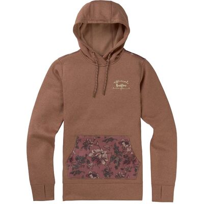 BURTON WMS OAK PULLOVER HOODIE TECH FLEECE BURTON WMS OAK PULLOVER HOODIE TECH FLEECE