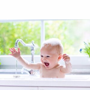 BabyJem Buretel de baie pentru copii BabyJem (Model: Ursulet)