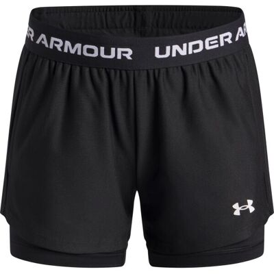 Under Armour TECH PLAY UP 2N1 SHORT Pantaloni scurți pentru fete, negru, mărime XS Under Armour TECH PLAY UP 2N1 SHORT Pantaloni scurți pentru fete, negru, mărime XS