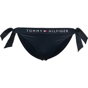 Tommy Hilfiger TH ORIGINAL-SIDE TIE CHEEKY BIKINI Slip de baie damă, albastru închis, mărime XS
