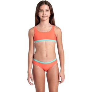 Arena ESSENTIALS Costum de baie fete, somon, mărime 8-9Y Arena ESSENTIALS Costum de baie fete, somon, mărime 8-9Y