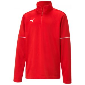 Puma TEAMGOAL 1 4 ZIP TOP CORE JR Hanorac de băieți, roșu, mărime Puma TEAMGOAL 1 4 ZIP TOP CORE JR Hanorac de băieți, roșu, mărime
