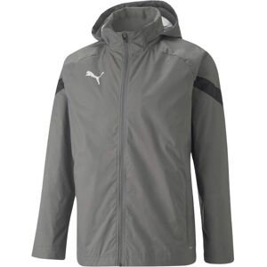 Puma TEAMFINAL ALL WEATHER JACKET Hanorac fotbal bărbați, gri închis, mărime Puma TEAMFINAL ALL WEATHER JACKET Hanorac fotbal bărbați, gri închis, mărime