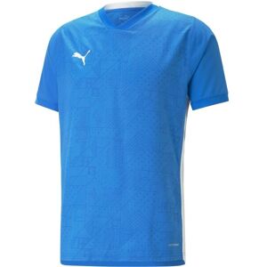 Puma TEAMCUP JERSEY Tricou de fotbal pentru bărbați, albastru, mărime Puma TEAMCUP JERSEY Tricou de fotbal pentru bărbați, albastru, mărime