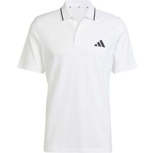 adidas PIQUE POLO Tricou cu guler bărbați, alb, mărime adidas PIQUE POLO Tricou cu guler bărbați, alb, mărime