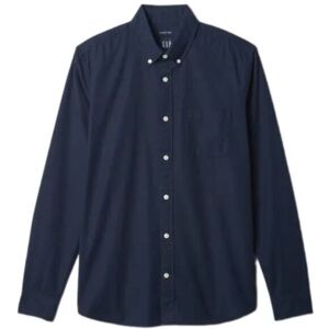 GAP OXFORD Cămașă de bărbați, albastru închis, mărime GAP OXFORD Cămașă de bărbați, albastru închis, mărime